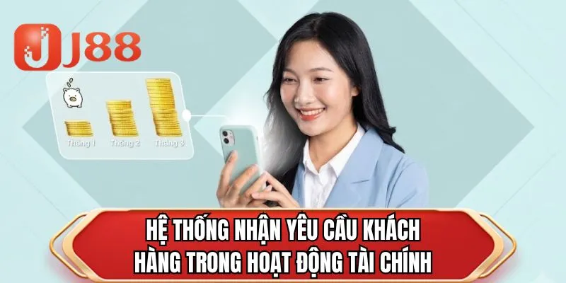 Hệ thống nhận yêu cầu khách hàng trong hoạt động tài chính