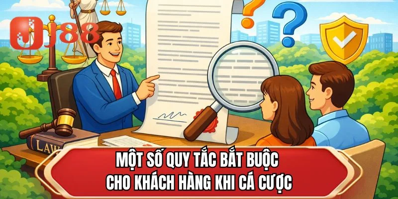 Một số quy tắc bắt buộc cho khách hàng khi cá cược